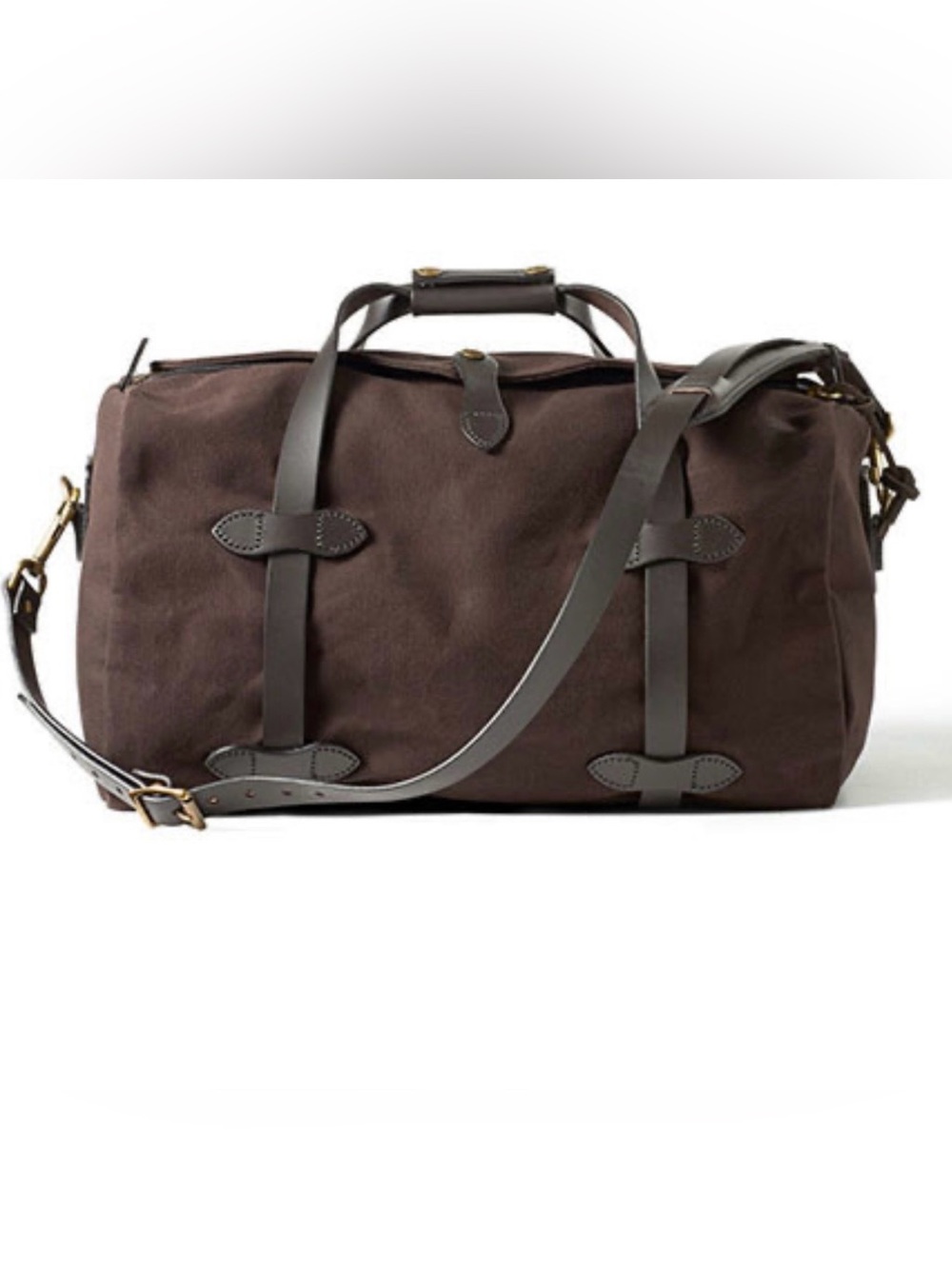 Filson Small Rugged Twill Duffle Bag, Brown